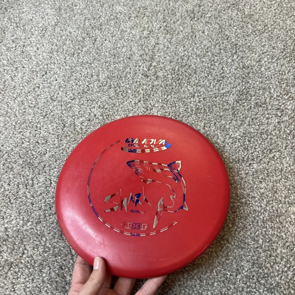Innova Shark Mid-Range Disc Golf Disc Red PDGA Approved 1402 Stable Thrower Used